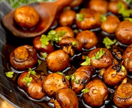 Balsamico-Honig Champignons